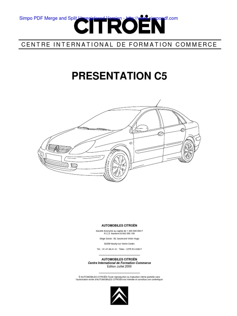 Revue Technique Citroen C5 Phase 2 Pdf Gratuit