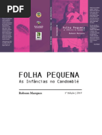 Livro Folha Pequena- as infâncias no candomblé