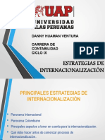 Estrategias de Internacionalizacion