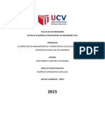 Indeficiencia Administrativa en en La Ejecución de Obras