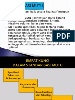 Standarisasi Mutu SNI DAN ISO