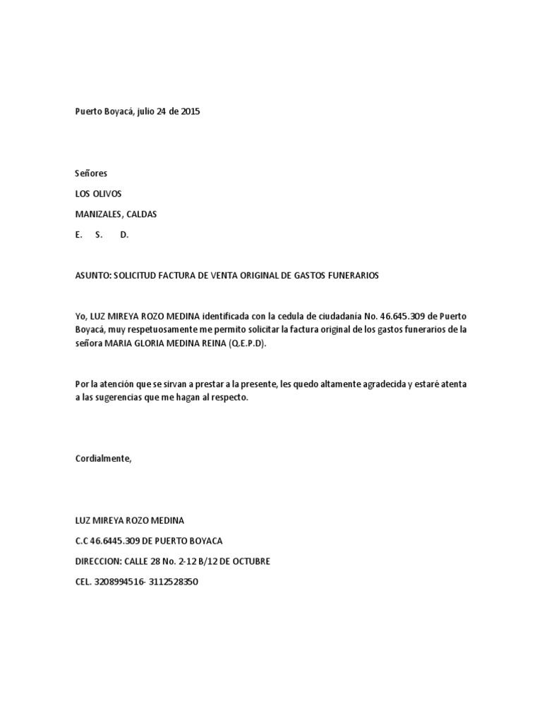 Carta Mama Docx