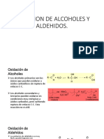 Oxidacion de Los Alcoholes y Aldehidos