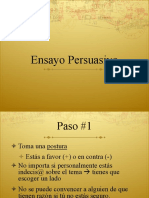 Cómo escribir un ensayo persuasivo en 5 pasos