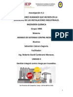 Factores humanos en seguridad industrial