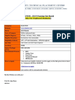 ELEATION - 2019 Passing Out Batch (Only For Unplaced Students)