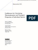 NASA Technical Memorandum Provides Coefficients for Calculating Thermophysical Properties