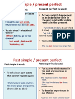 Past Simple / Past Perfect