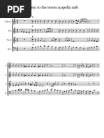 Fly Me to the Moon Acapella SATB