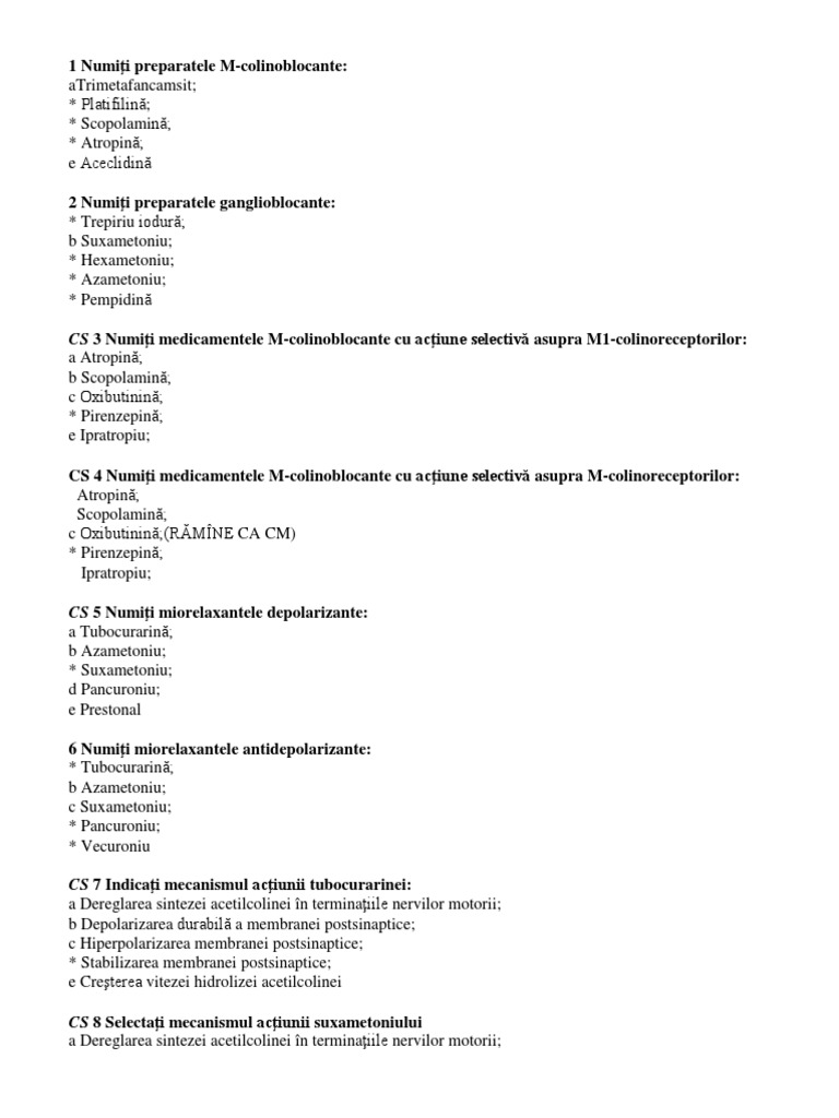 Farmacologie 2018 | PDF