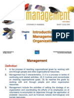Introduction To Management and Organizations: Stephen P. Robbins Mary Coulter