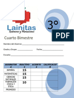 3er Grado - Bimestre 4