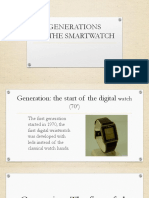Generations of The Smartwatch