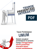 TEKNIK Presentasi Interaktif