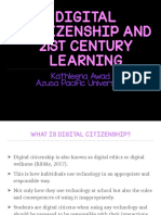 Digitalcitizenshipand 21 Stcenturylearning