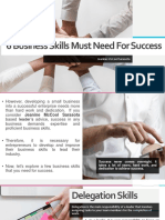 6 Business Skills Must Need For Success