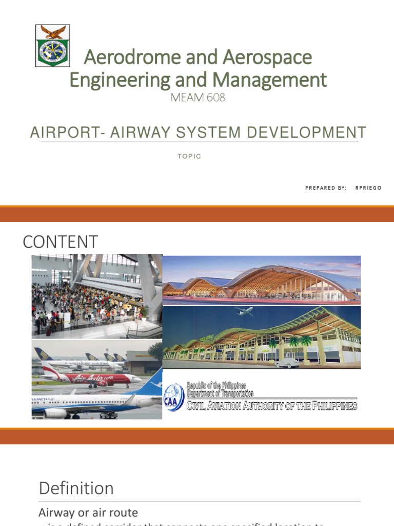 Airport Airway System Development | PDF | Air Traffic Control | Airport