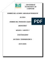 Abraham Prudencio Termodinamica 4 C Cuestionario