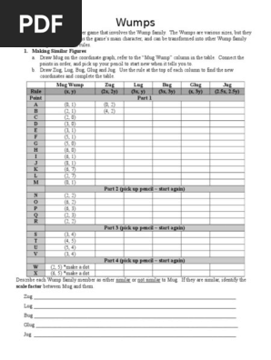 Wumps Mathematical Concepts Mathematical Analysis