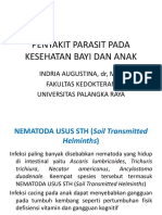 Parasitologi Pada Gangguan Kesehatan Bayi Dan Anak