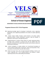 BTech Naval Arch Offshore Engg