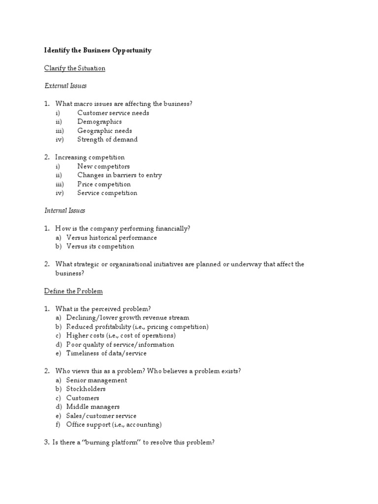 Consulting 101 Pdf Competition Decision Making