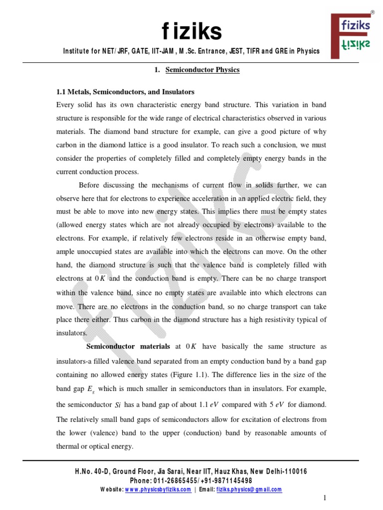 Solid State - Sample Material | PDF | Band Gap | Doping (Semiconductor)