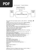 Primary Memory: Original Data or Information: Data Being Introduced To A Computing