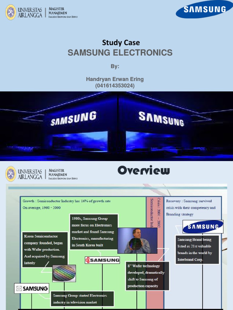 Samsung Electronics: Study Case | PDF