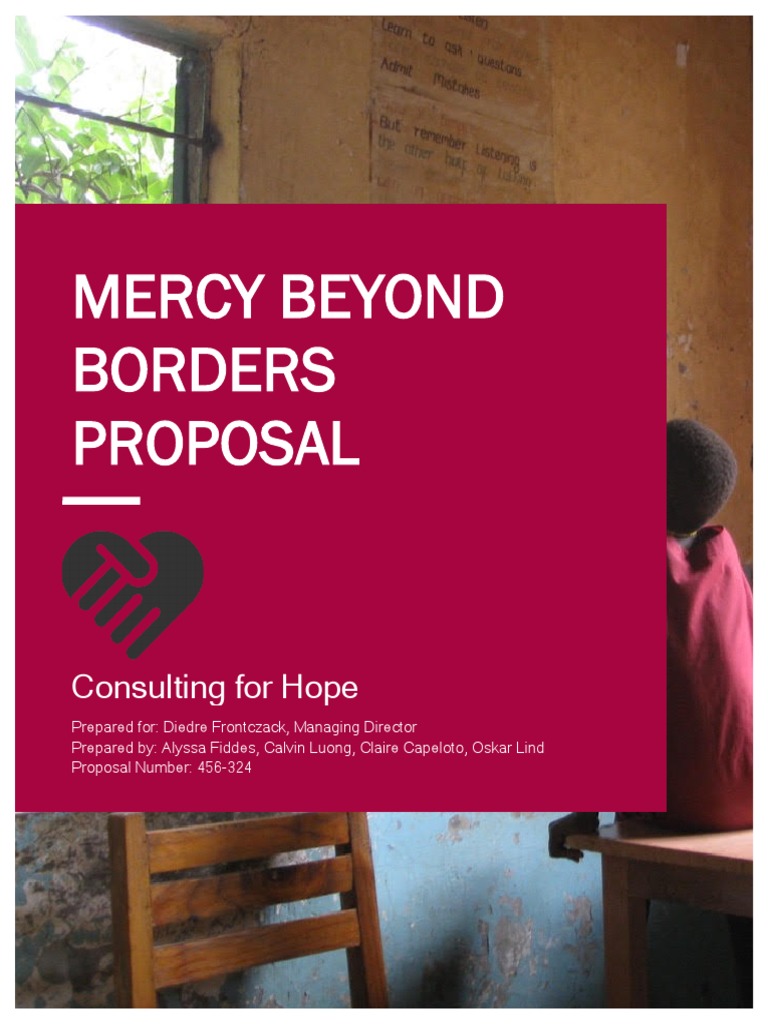 Mercy Beyond Borders Awareness Proposal | PDF | Social Media | Popular ...