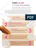 Soko Glam 10-Step Skincare Routine PDF