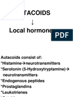 Autacoids Local Hormones