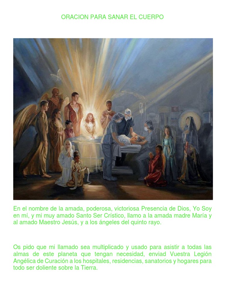 Oracion para Sanar El Cuerpo | PDF | Oración | Amor