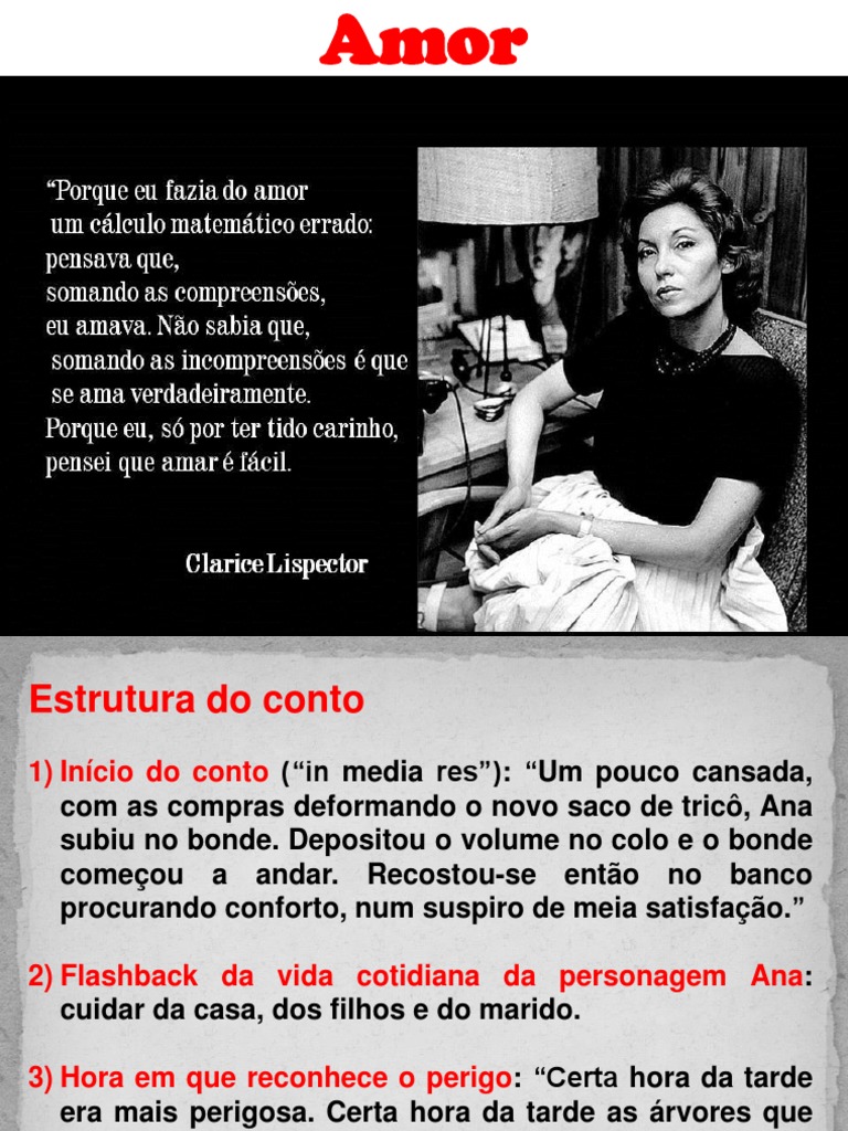 Amor Clarice Lispector | PDF | Contos | Deficiência visual
