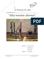 Preinforme 1-Laboratorio Alta Tension