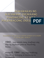 Ang Pagwawakas NG Pangalawang Digmaang Pandaigdig at Dulot Nito