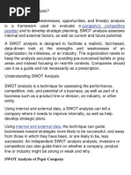 SWOT Analysis