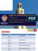 Logic in Computer Science: BITS Pilani