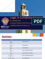 Logic in Computer Science: BITS Pilani