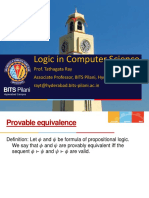 Logic in Computer Science: BITS Pilani