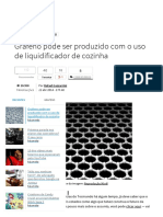 Grafeno Pode Ser Produzido Com o Uso de Liquidificador de Cozinha - Tecmundo