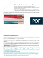 Cables y Alambres Eléctricos Explicación de Los Tipos y Sus Diferencias