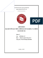 Tiểu luận Vĩ Mô 1 - Nhóm 9 - FTU