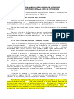 Aclaraciones Anexo Ii (Solicitudes Servicios Complementarios) /otras Consideraciones