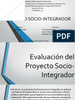 Evaluación Proyecto Socio-Integrador U.N.E.S