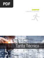 201906 Zemper Tarifa 2019