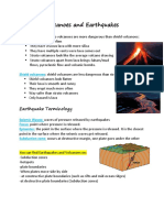 Volcanoes and Earthquakes Revision IGCSE Geography