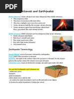 Geography Notes - Vulcanicity | PDF | Volcano | Lava