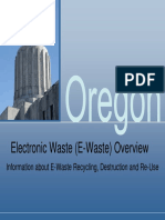 Electronic Waste (E-Waste) Overview: Information About E-Waste Recycling, Destruction and Re-Use