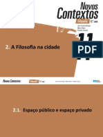 A Filosofia na cidade - Espaço público e privado